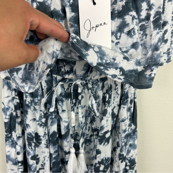 NWT Japna Tie-Dye off the shoulder tube top boho maxi dress size: S - Picture 3 of 9